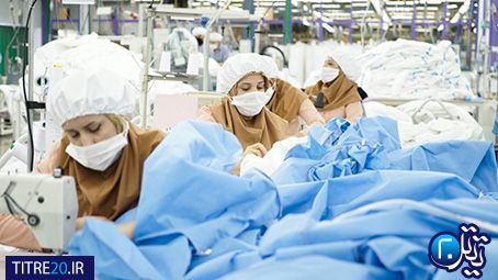 تولید لباس های محافظتی کادر پزشکی و درمانی در کارخانه پیراهن هاکوپیان